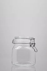 Clip-Top Glass Jar | برطمان زجاج بقفل معدني