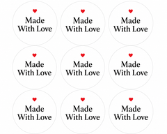 Made With Love Sticker | ملصق صنع بحب