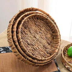 سلات خوص انيقه - طقم ٣ قطع