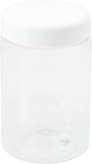 برطمانات بلاستيك لون ابيض شفاف